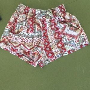 comfy flowy multicolor shorts